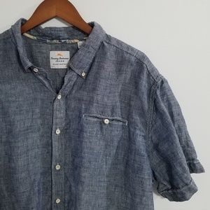 Tommy Bahama Jeans Casual Linen Button Down Shirt